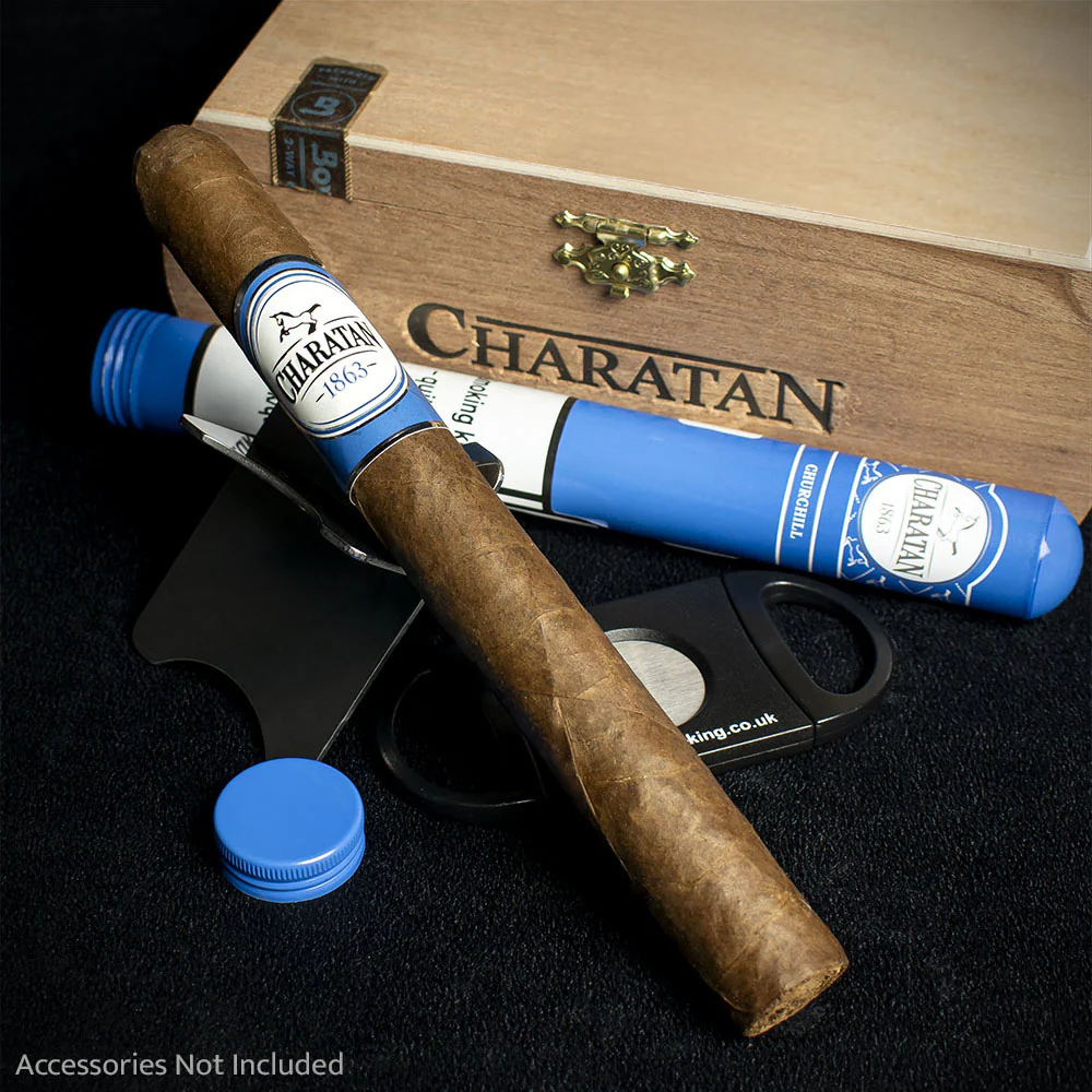 Charatan Tubed Churchill Cigars - Box of 10 - Image 2