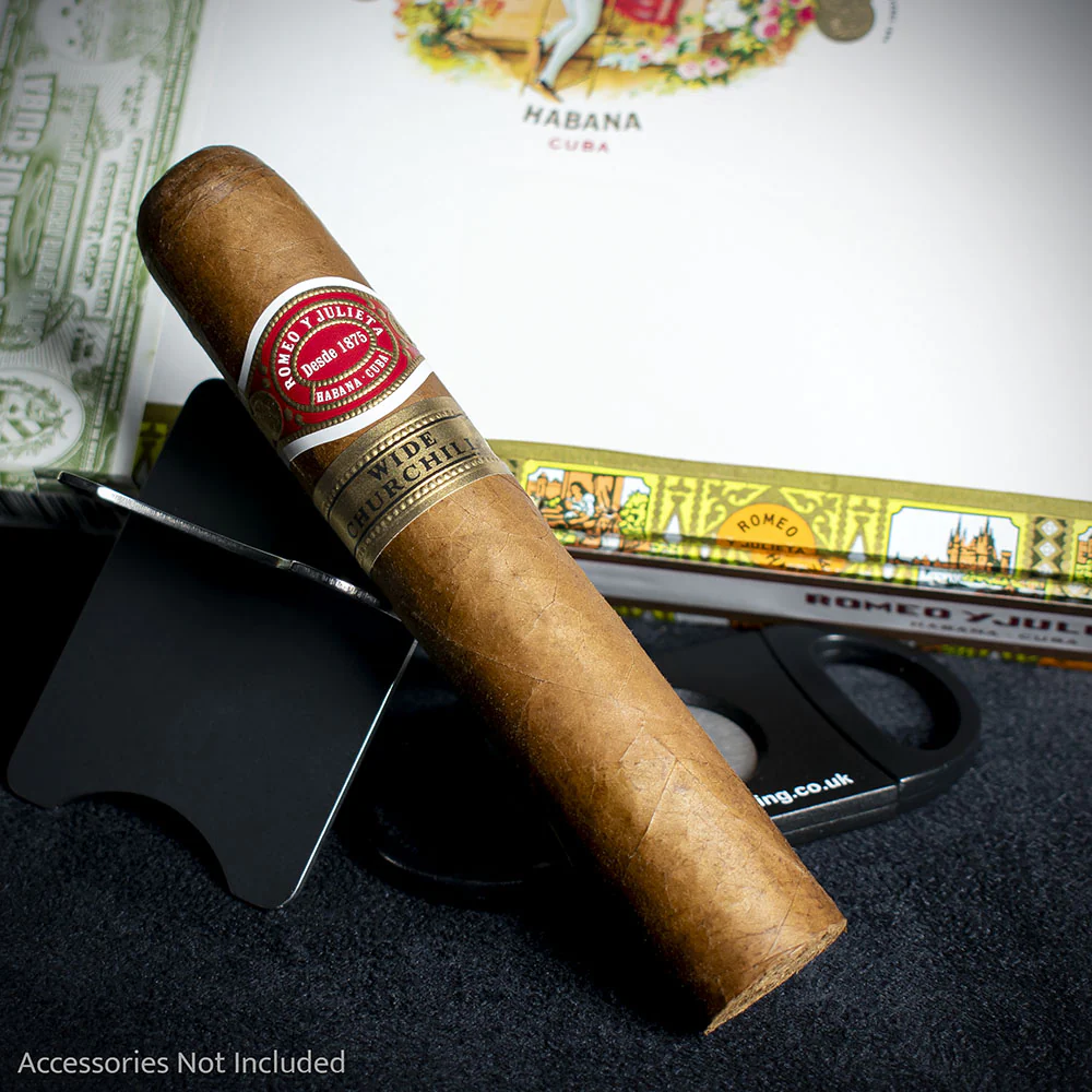 Romeo Y Julieta Wide Churchill Cuban Cigars - Box of 10 - Image 2