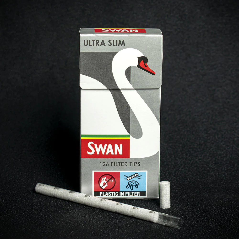 Swan Ultra Slim Silver Slim Filter Tips - 20 x 126 Packs (2520) - Image 2