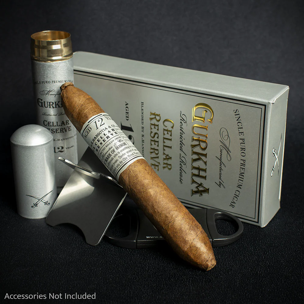 Gurkha Cellar Reserve Aged 12 Years Platinum Hedonism Tubos Cigars - Pack of 3 - Image 2