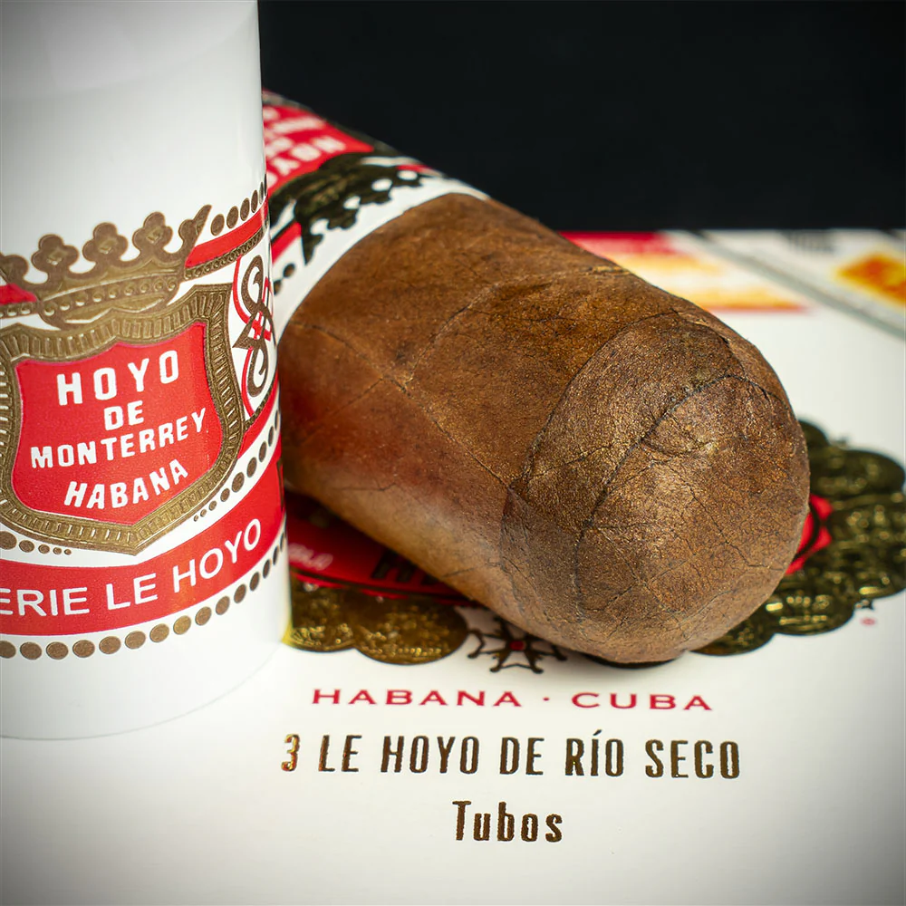 Hoyo de Monterrey Le Hoyo de Rio Seco Tubos Cuban Cigars - 3 Pack - Image 4