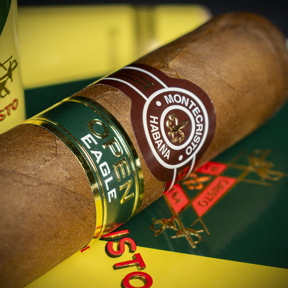Montecristo Open Eagle Tubos Cuban Cigars - 3 Pack - Image 3