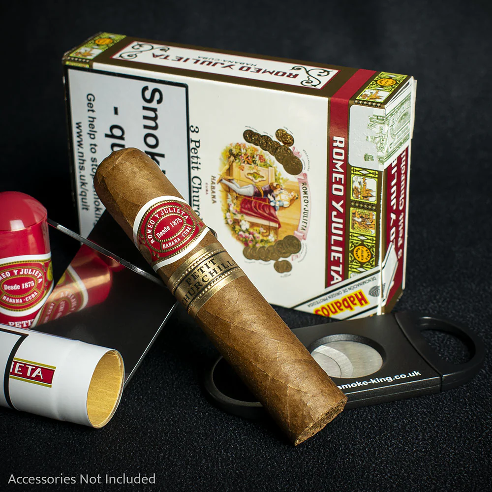 Romeo y Julieta Petit Churchills Tubos Cuban Cigars - 3 Pack - Image 2