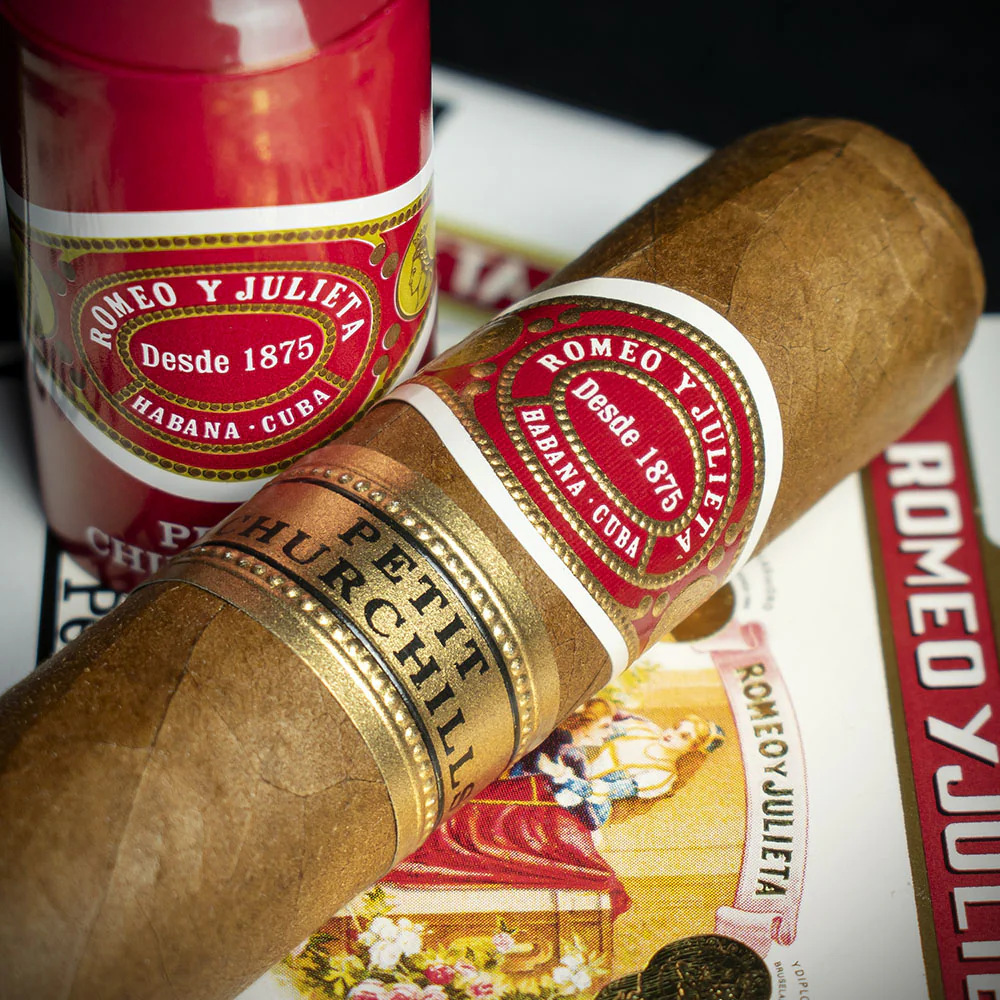 Romeo y Julieta Petit Churchills Tubos Cuban Cigars - 3 Pack - Image 3