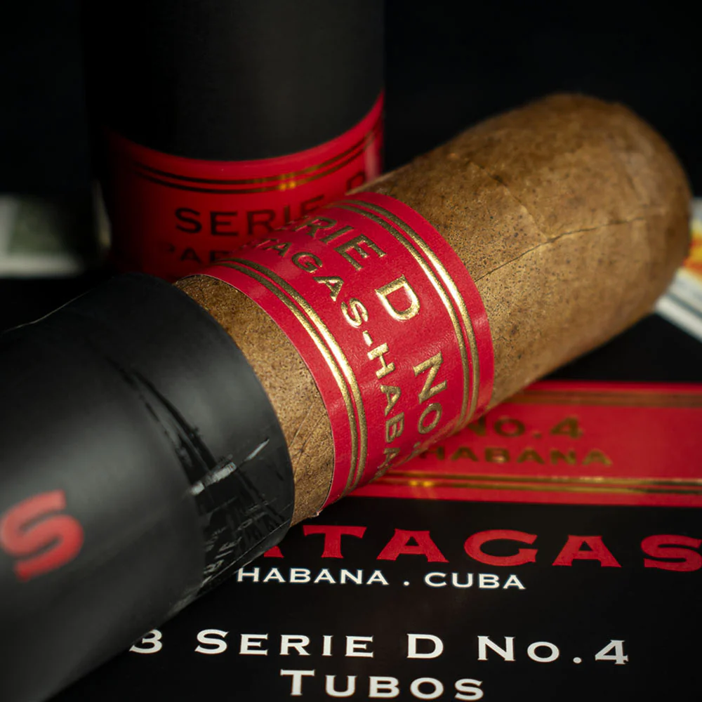 Partagas Serie D No.4 Tubos Cuban Cigars - 3 Pack - Image 3