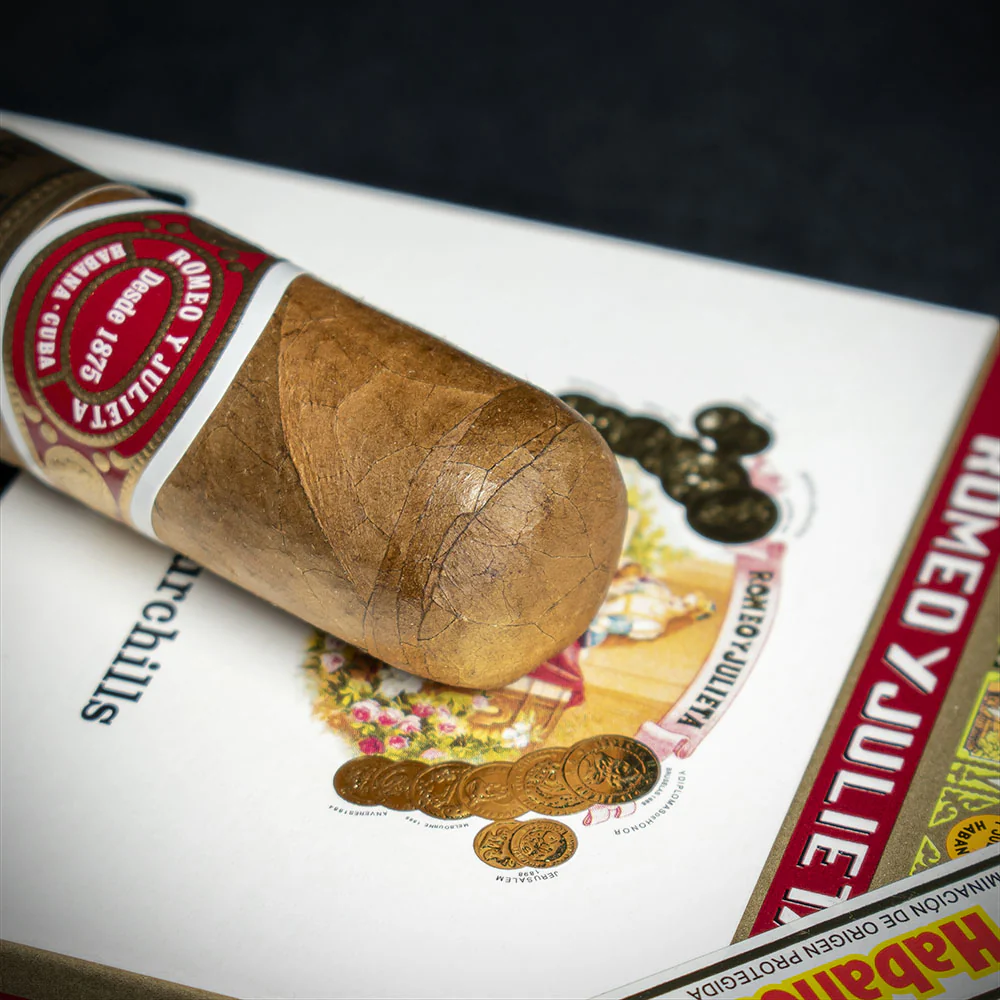 Romeo y Julieta Wide Churchill Tubos Cuban Cigars - 3 Pack - Image 4