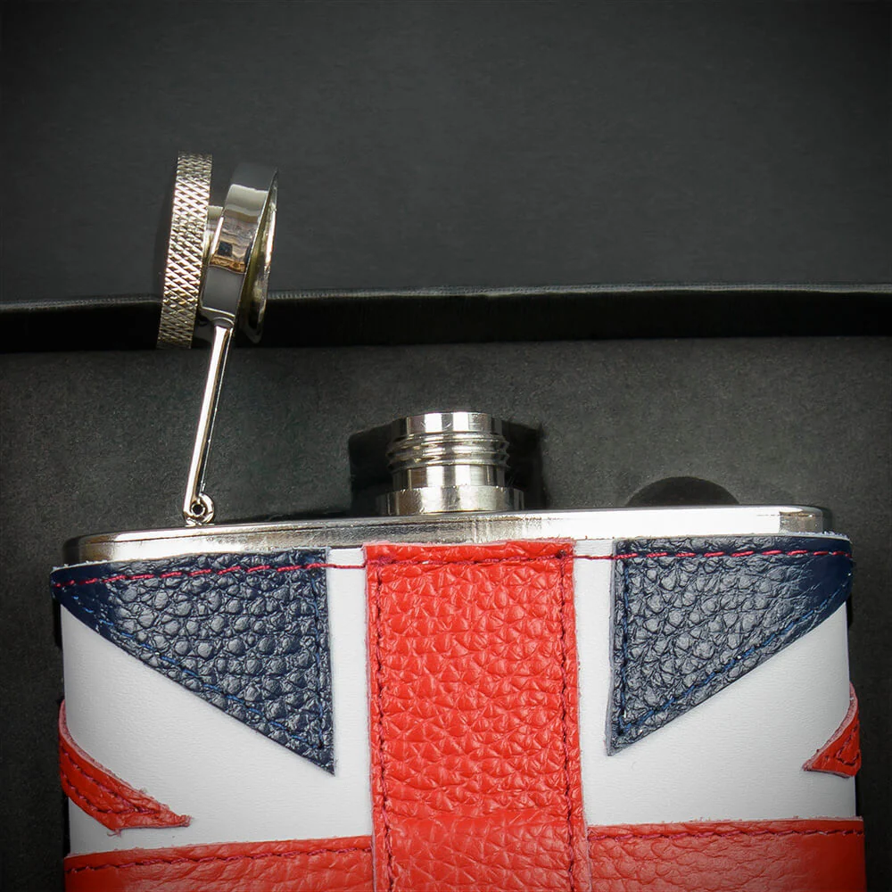 6oz Union Jack Hip Flask - FL52 - Image 2