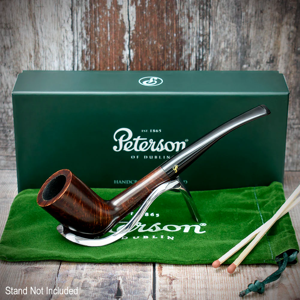 Peterson of Dublin Aran Briar Smoking Pipe - Shape No.124 - Image 2