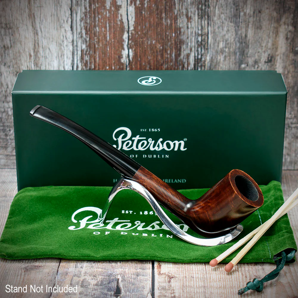Peterson of Dublin Aran Briar Smoking Pipe - Shape No.124 - Image 3