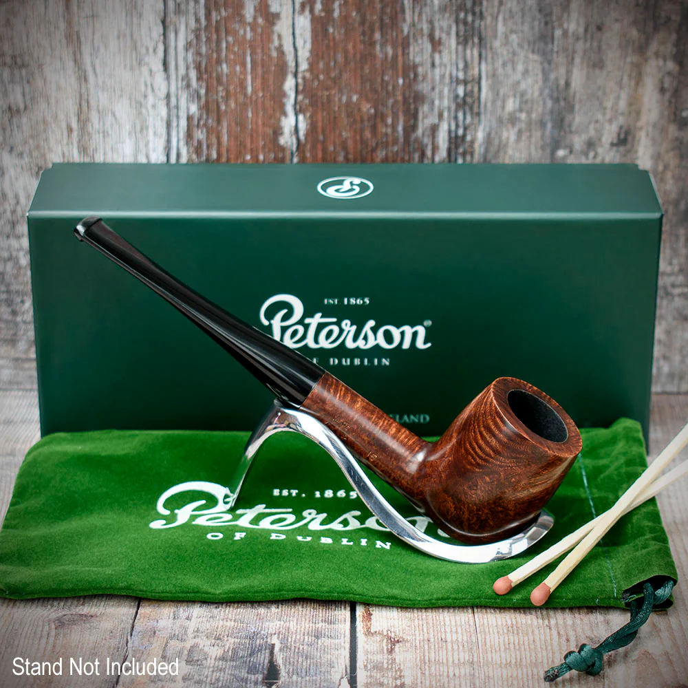 Peterson of Dublin Aran Briar Smoking Pipe - Shape No.15 - Image 3