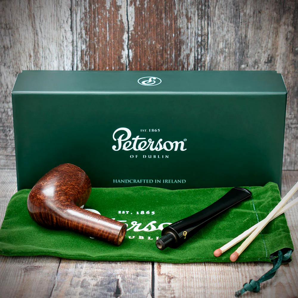 Peterson of Dublin Aran Briar Smoking Pipe - Shape No.15 - Image 4