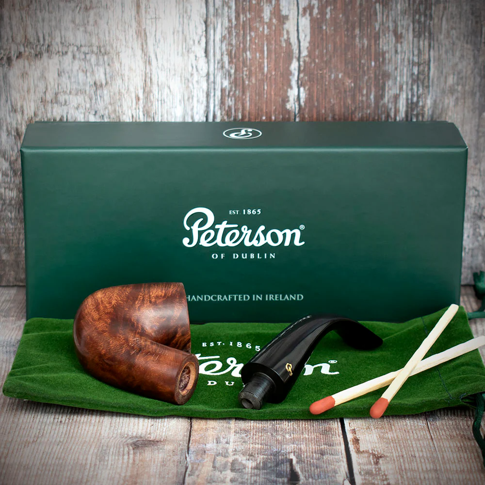 Peterson of Dublin Aran Briar Smoking Pipe - Shape No.338 - Image 3