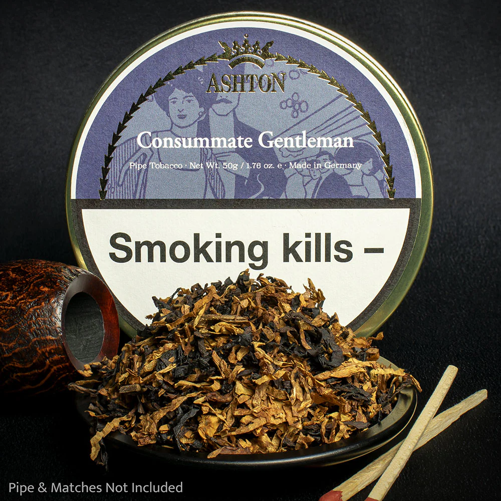 Ashton Consummate Gentleman Pipe Tobacco - 50g Tin