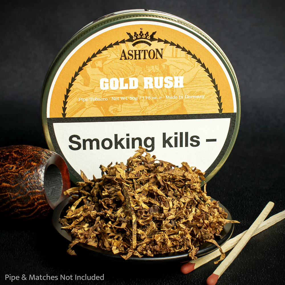 Ashton Gold Rush Pipe Tobacco (Honey & Citrus) - 50g Tin