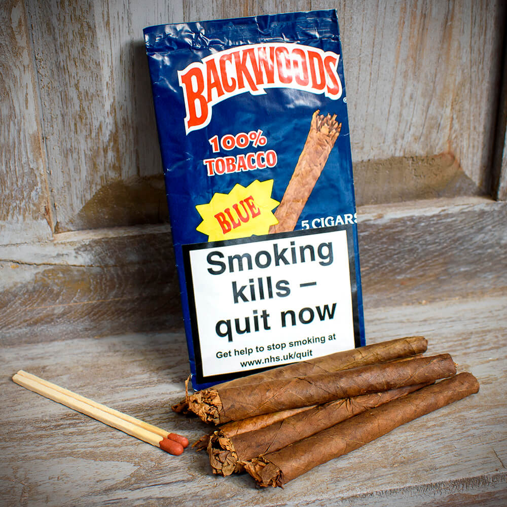 Backwoods Blue Vanilla Cigars - 5 Pack - Image 3