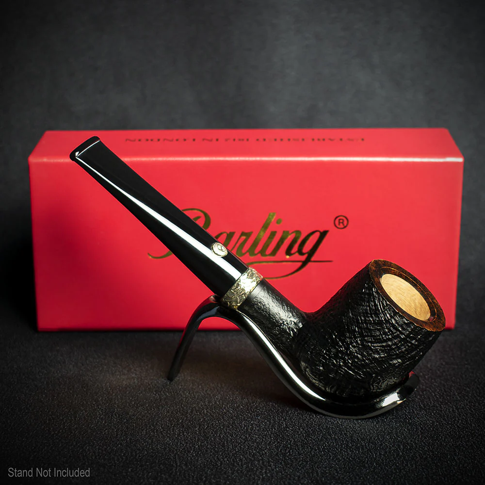Barling Trafalgar Fossil Briar Pipe - Shape 1812 - Image 3