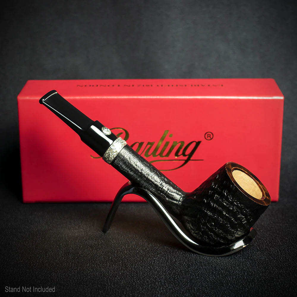 Barling Trafalgar Fossil Briar Pipe - Shape 1814 - Image 3