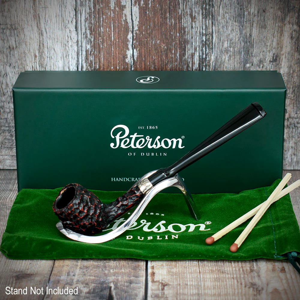 Peterson of Dublin Speciality Belgique Rustic Briar Smoking Pipe - Image 2