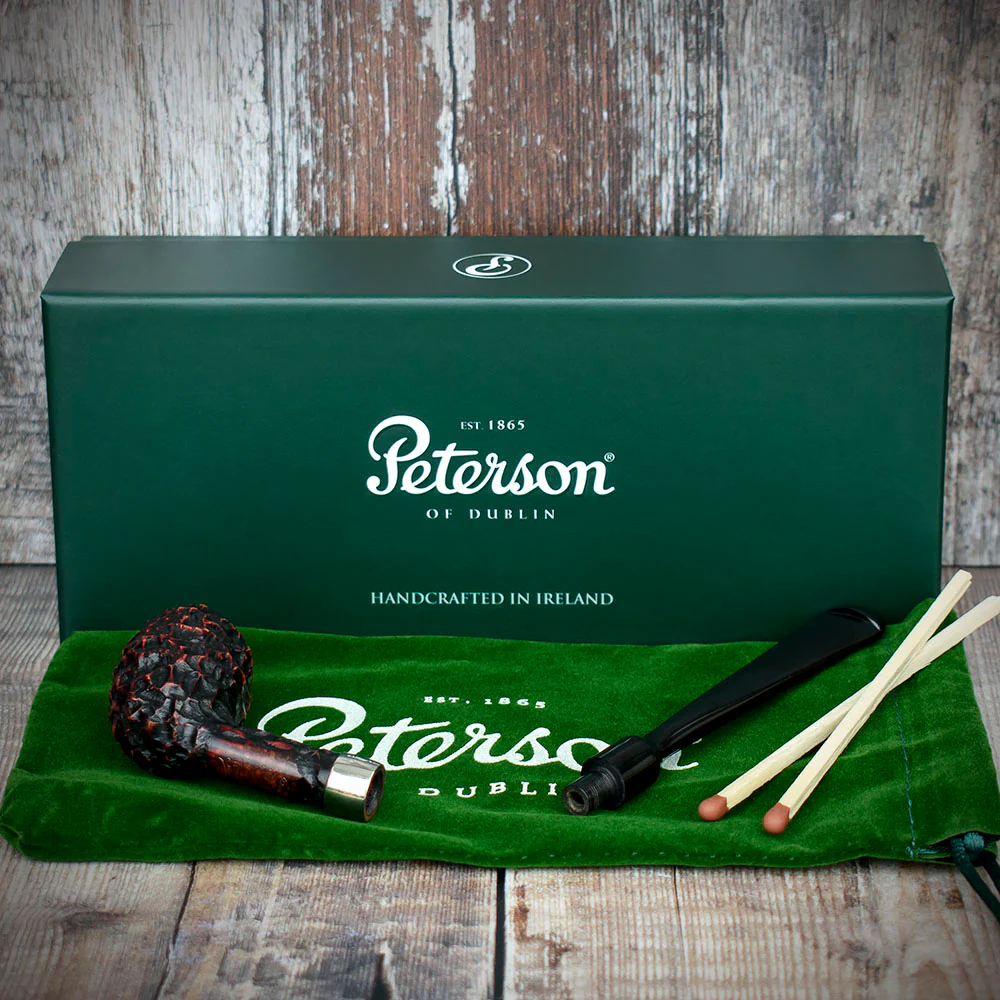 Peterson of Dublin Speciality Belgique Rustic Briar Smoking Pipe - Image 4