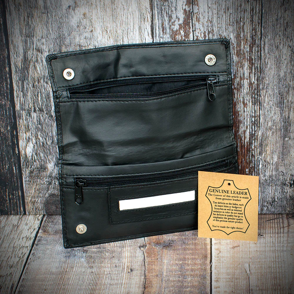 Black Leather Handroller's Wallet - Image 2