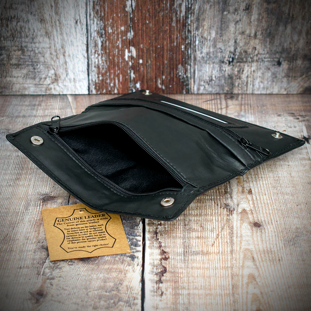 Black Leather Handroller's Wallet - Image 3