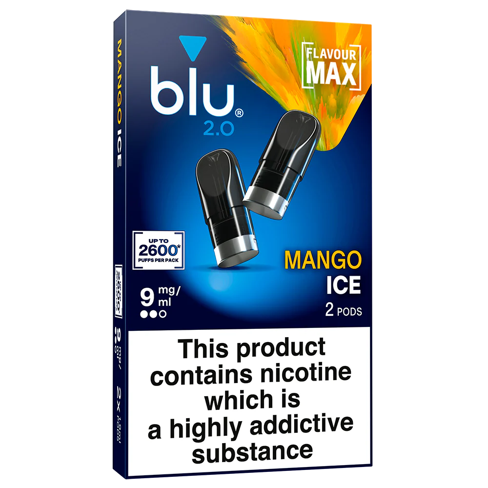 Blu 2.0 Mango Ice Vape Pods 9mg/ml 2 Pack