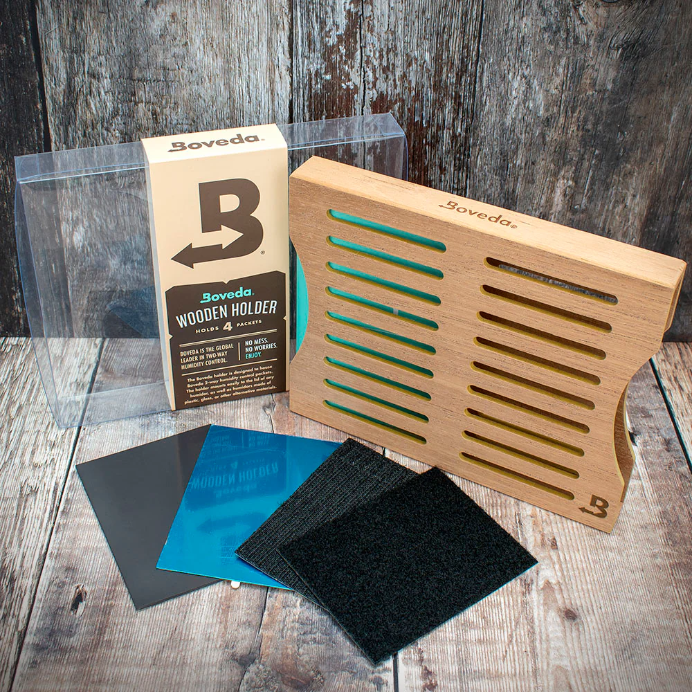Boveda Standard Cedar Holder for Humidors - Holds 4 Packs