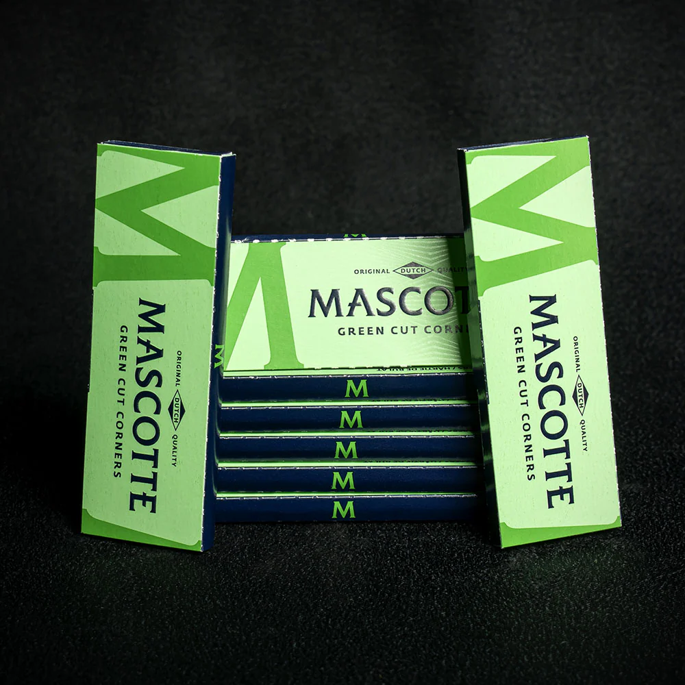 Mascotte Green Premium Rolling Papers - Box of 50 - Image 4