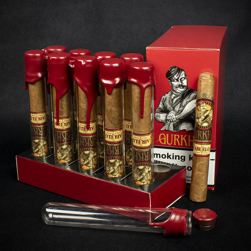 Gurkha Private Select Abuelo Rum Corona Cigars - Box of 10 - Image 2