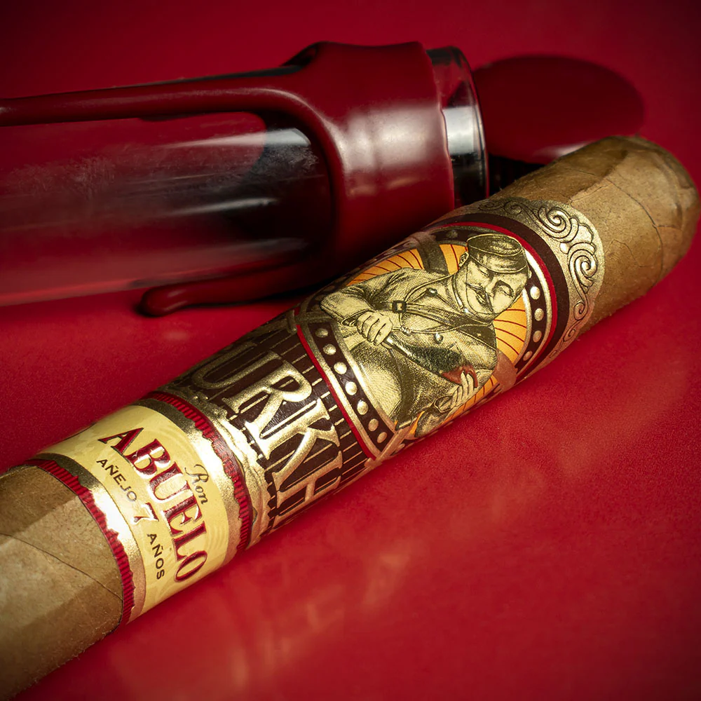 Gurkha Private Select Abuelo Rum Corona Cigars - Box of 10 - Image 4