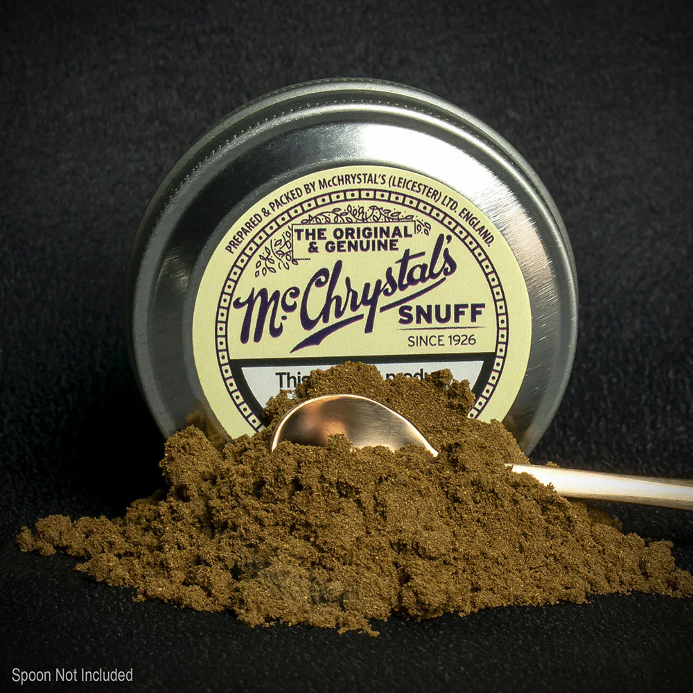 McChrystal's Original & Genuine Medicated Snuff 8.75g Large Tins - Box of 12 - Image 2