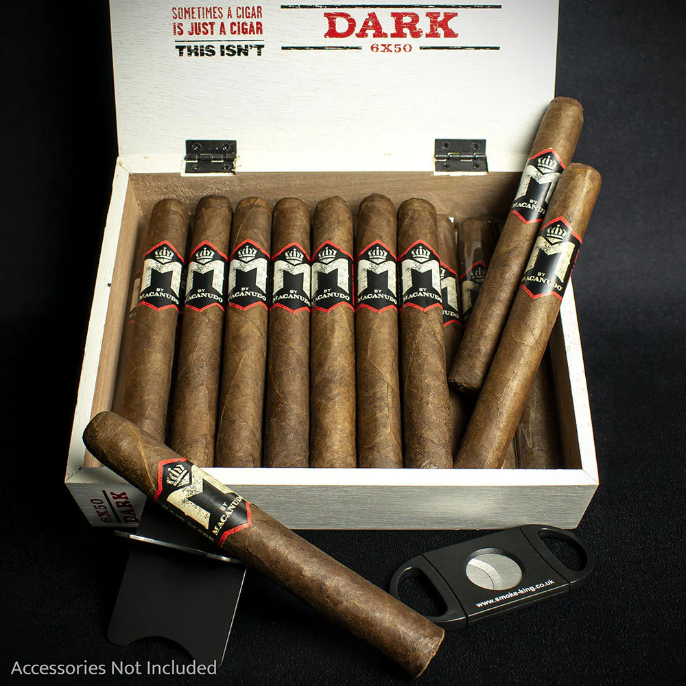 M by Macanudo Dark (Chocolate & Coffee) Toro Cigars - Box of 20