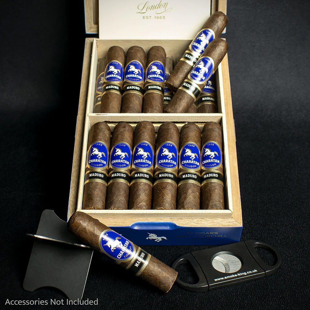 Charatan Nicaraguan Maduro Half Churchill Cigars - Box of 24