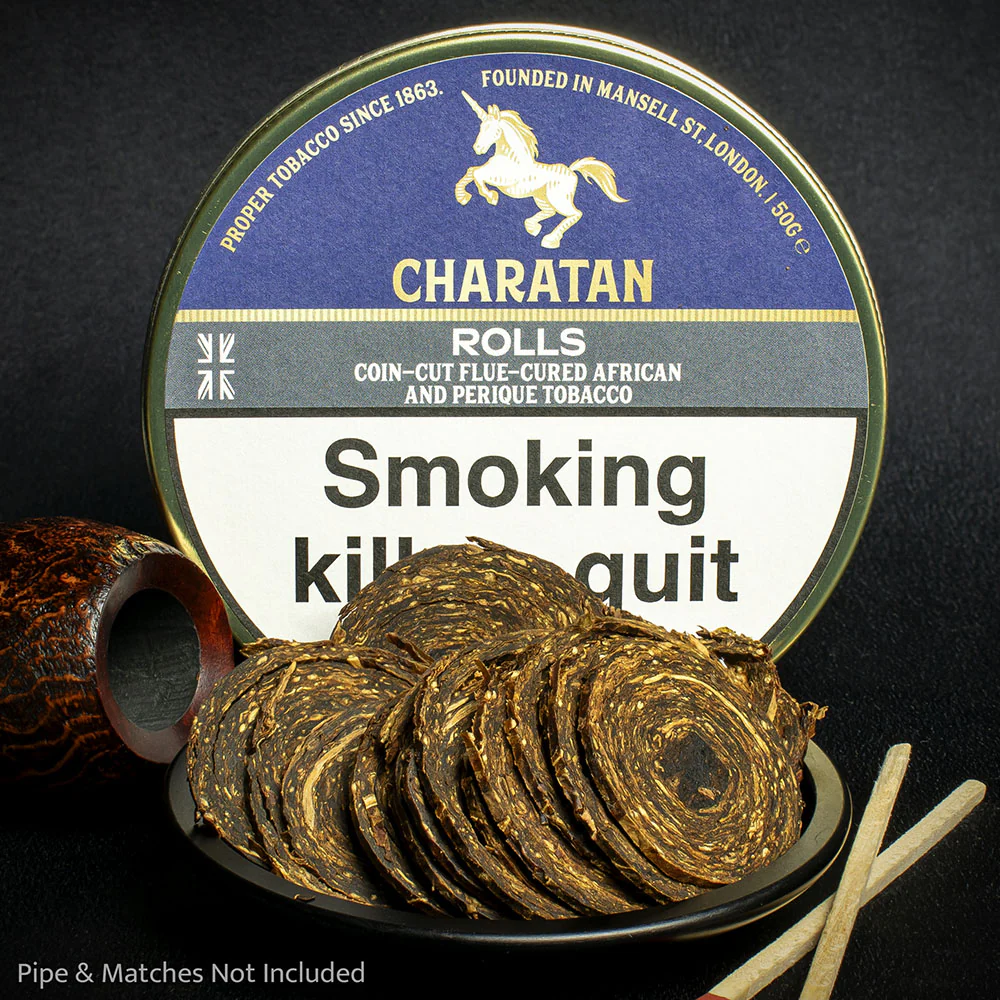 Charatan Rolls Pipe Tobacco - 50g Tin