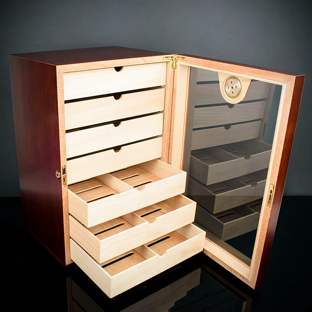Cigar Humidor Cabinet Cherry HU22 - 200 Cigar Capacity - Image 4