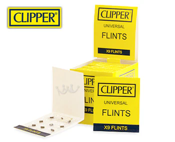 Clipper Universal Lighter Flints - 9 Pack