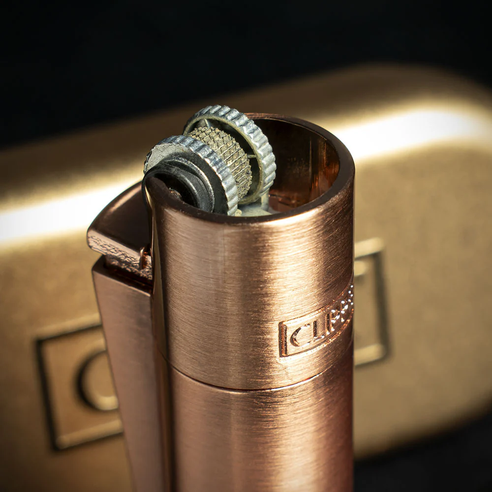 Clipper Refillable Lighter with Tin - Rose Gold - Image 4