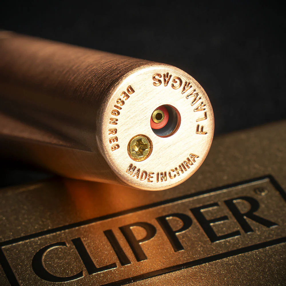 Clipper Refillable Lighter with Tin - Rose Gold - Image 5