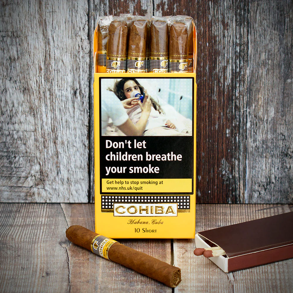 Cohiba Shorts Cuban Cigars - Pack of 10 - Image 3