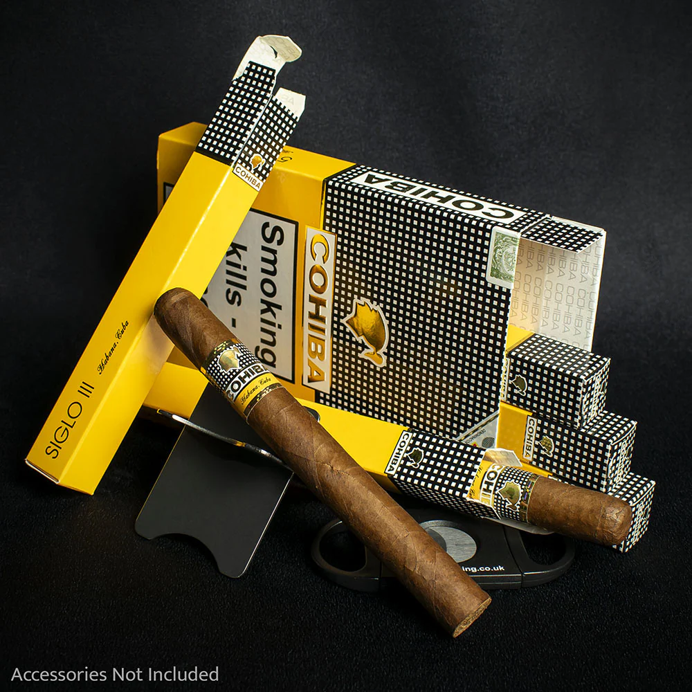 Cohiba Siglo III Cuban Cigars - Pack of 5