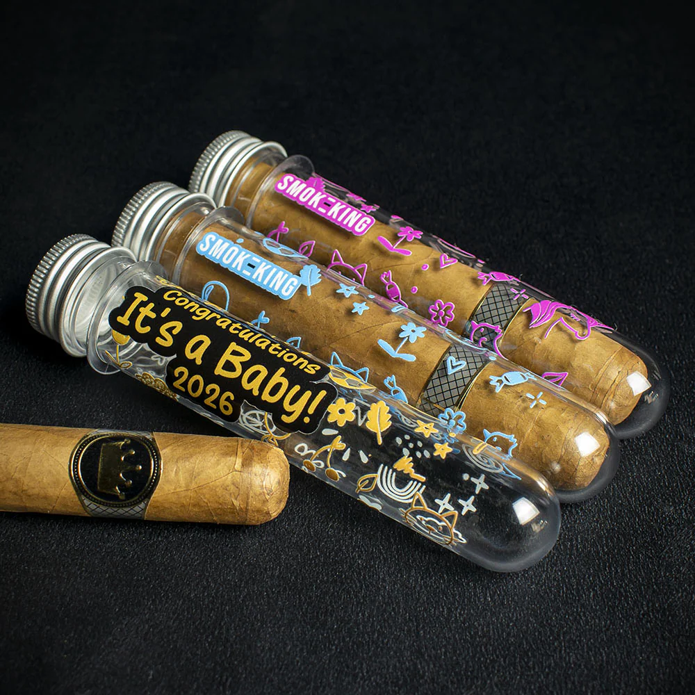 Congratulations its a Baby Celebration Cigar Gift Tube + Smoke-King Robusto - Image 4