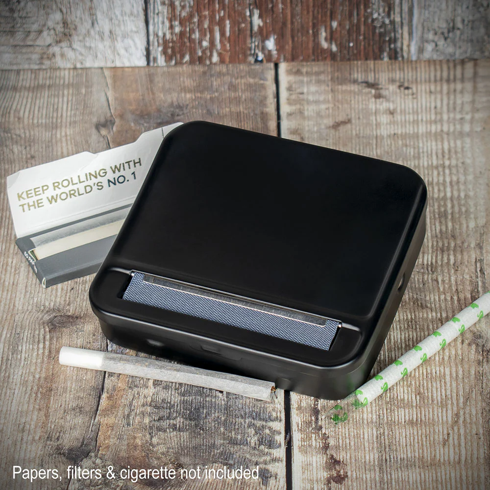 "Cool" Adjustable Black Metal Automatic Rolling Box - Cloth Blind - Image 4