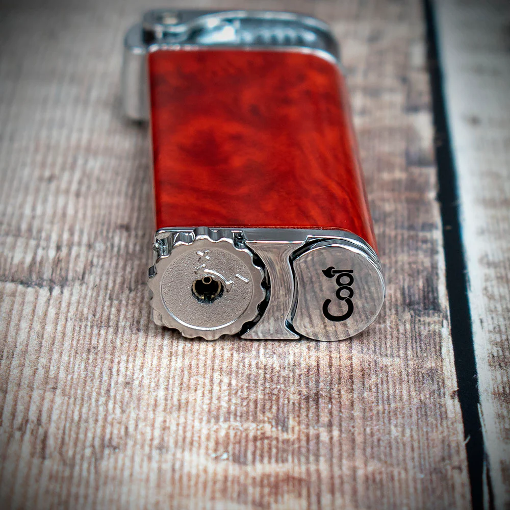 Cool Eric Pipe Lighter - Burlwood - Image 3