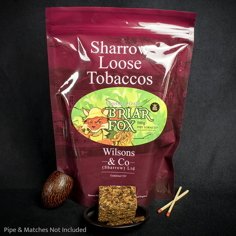 Cornell & Diehl Briar Fox Plug Pipe Tobacco - 500g Bag