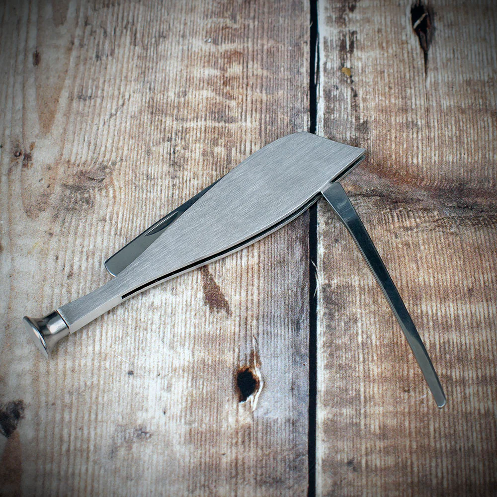Dolphin Shaped Pipe Tool - Chrome - Image 3