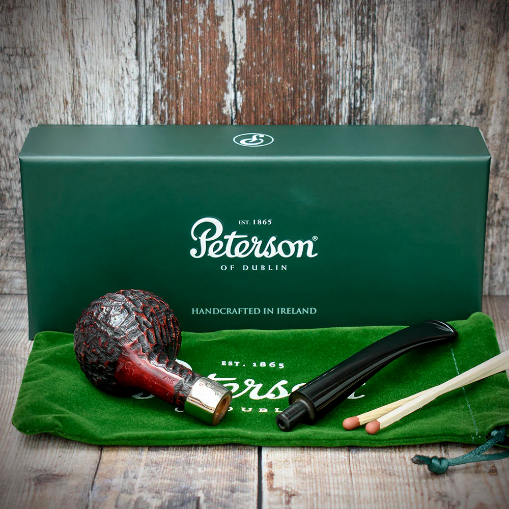 Peterson of Dublin Donegal Rocky Briar Smoking Pipe - Shape No.406 - Image 4