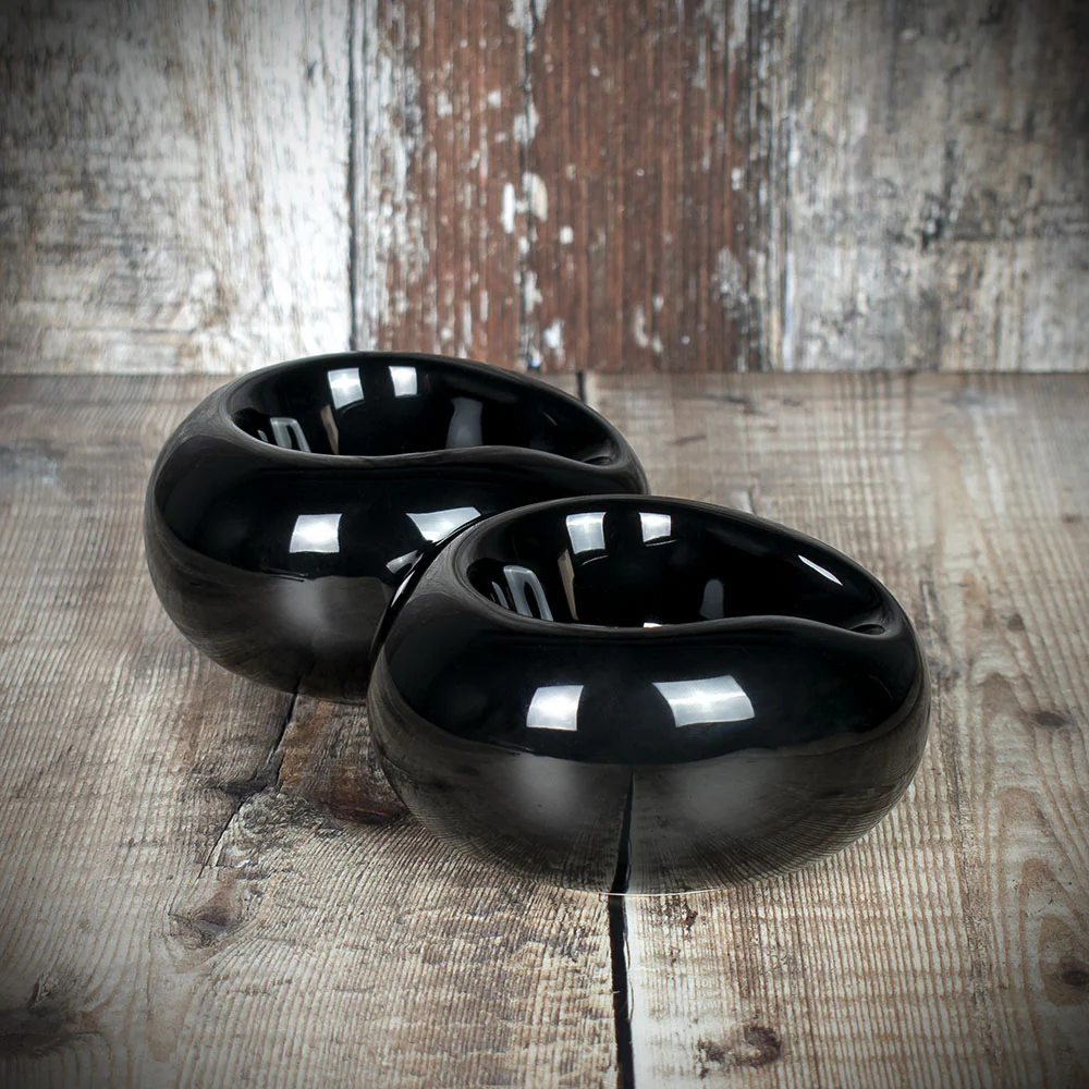 Savinelli Double Goccia Ceramic Pipe Stand - Black - Image 2
