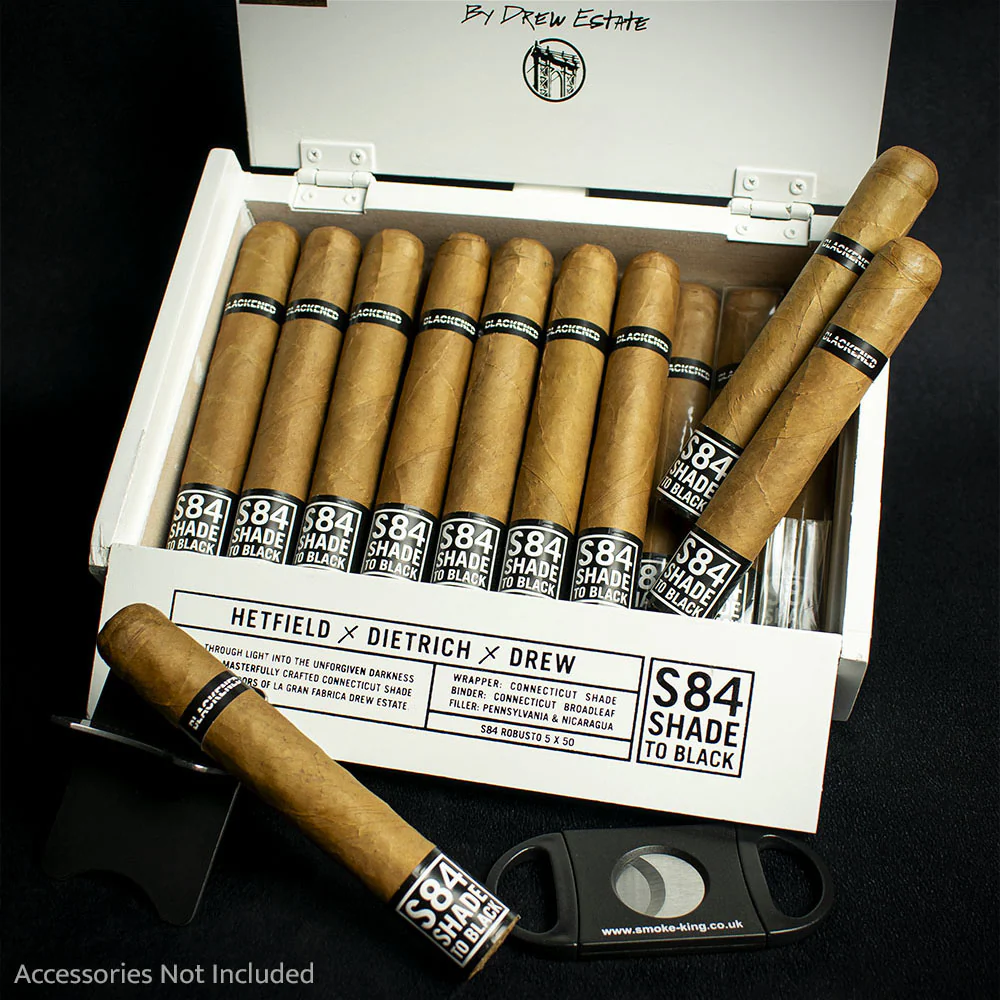 Drew Estate Blackened S84 Shade To Black Robusto Cigar - Single - Image 3
