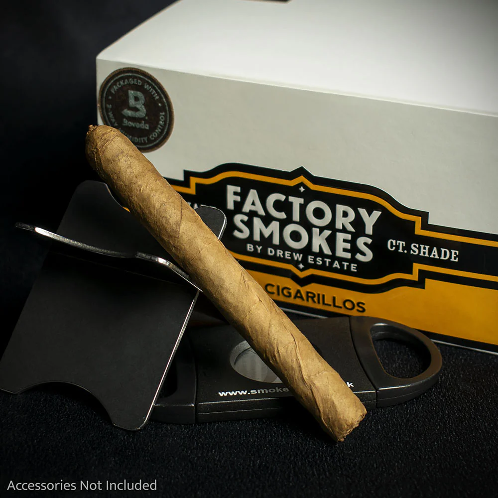 Drew Estate Factory Smokes CT Shade Cigarillos - Box of 50 - Image 2