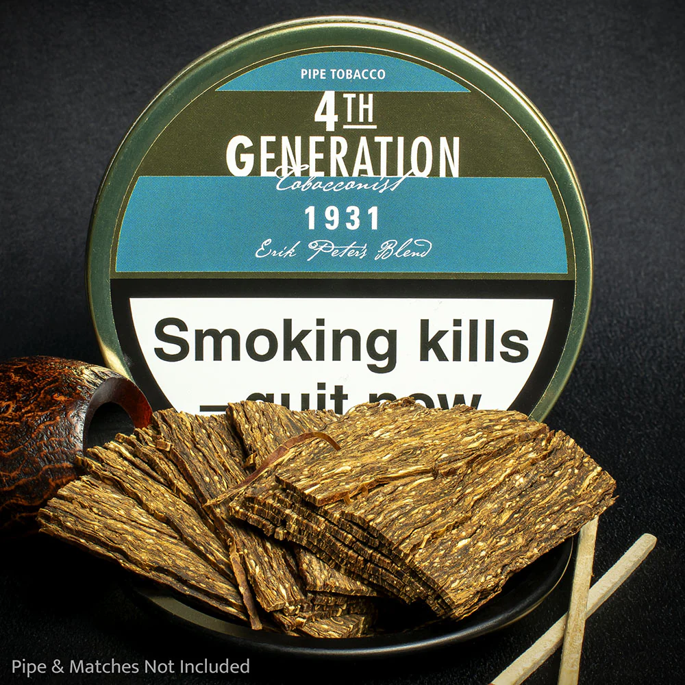 Erik Stokkebye 4th Generation 1931 Pipe Tobacco - 50g Tin